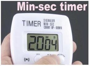 טיימר משולב בזמזם ספירה מעלה ומטה משולב