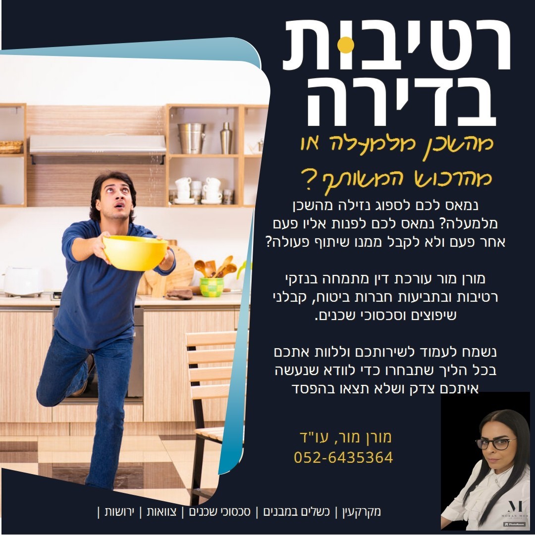 ייצוג מול קבלנים - ליקוי בניה